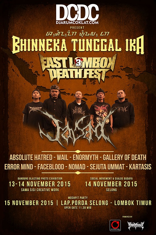 Bhinneka Tunggal Ika 2015 Jasad East Lombok Death Fest