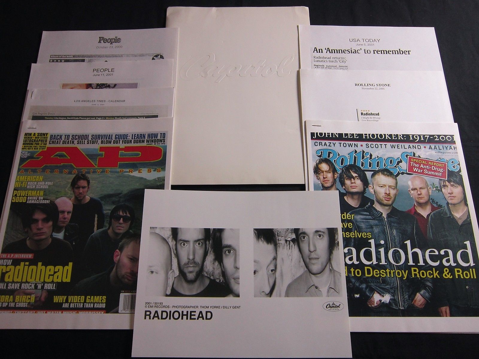 press kit radiohead 2 1481560850 Pentingnya Press Kit Bagi Sebuah Grup Musik Sebagai Penunjang Promo